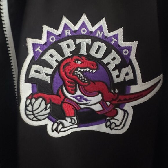 Toronto Raptors NBA Bomber Jacket Satin‎ Mitchell Ness Basketball Mens L. -Read - Picture 14 of 16